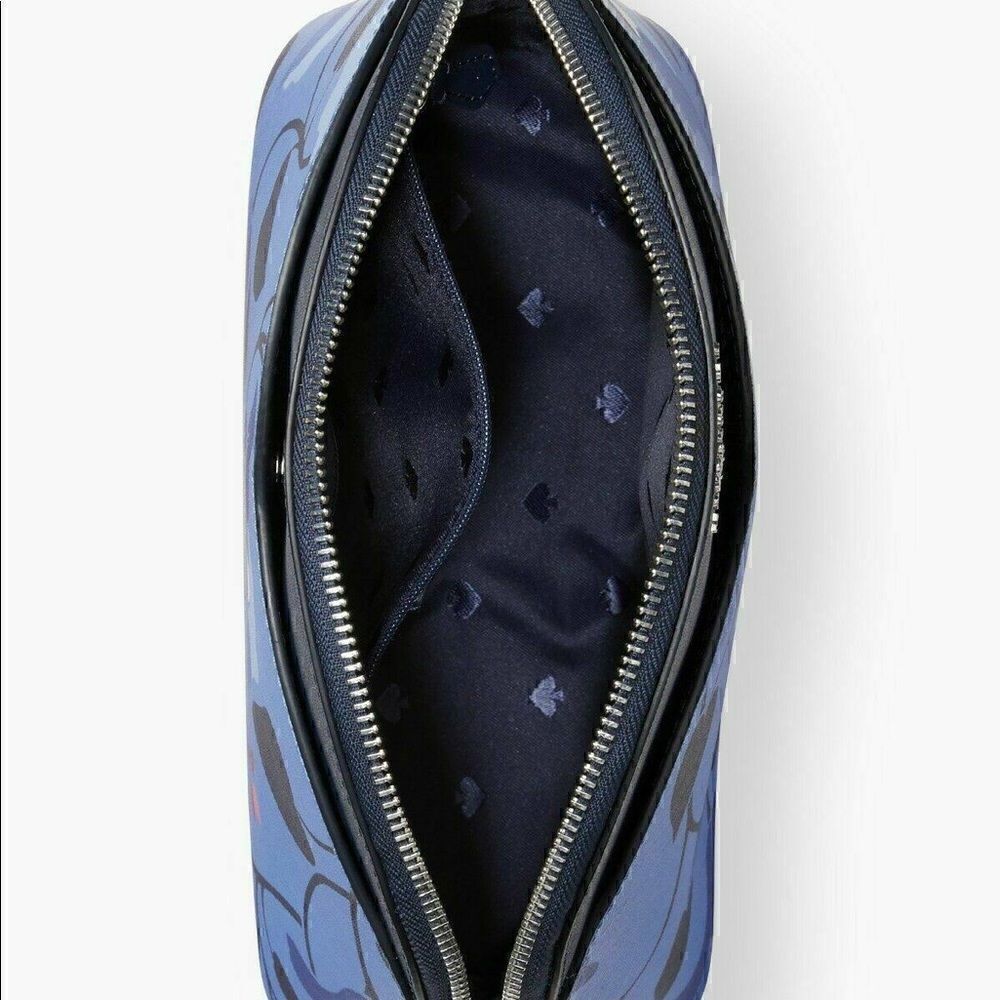 KATE SPADE Blue Floral Payton Dome Crossbody Perfect Summer Bag. NWT - Picture 5 of 16